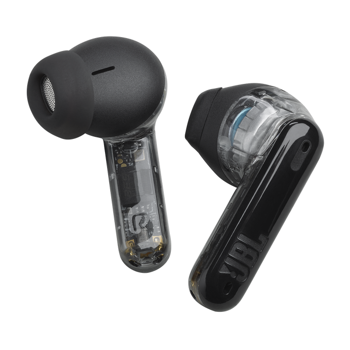 JBL Tune Flex Ghost Edition - Ghost Black - True wireless Noise Cancelling earbuds - Detailshot 6 image number null